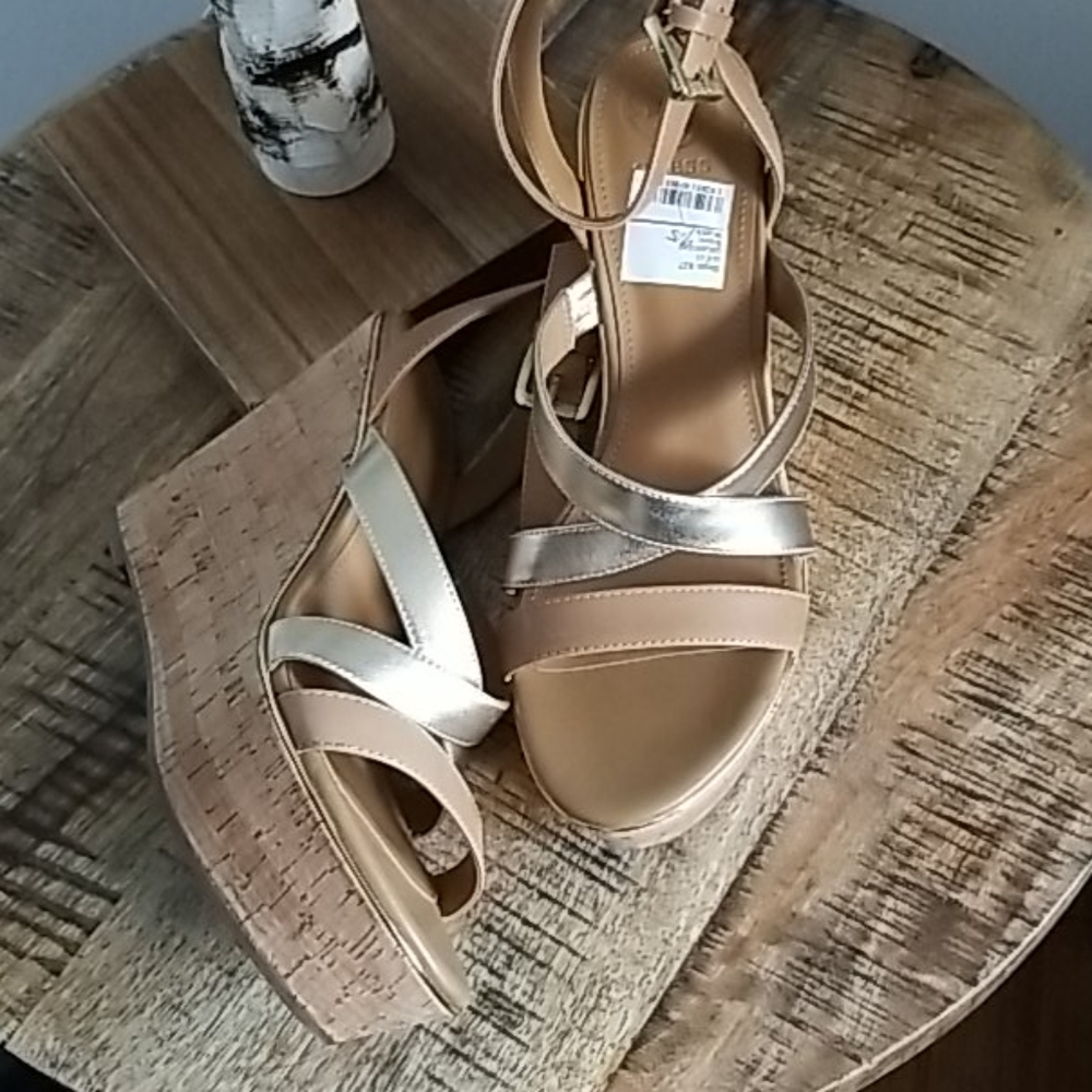 Guess Platform Wedge Sandals